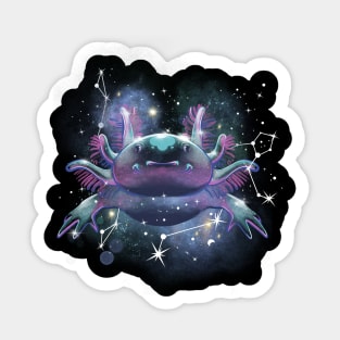 Axolotl Space Sticker